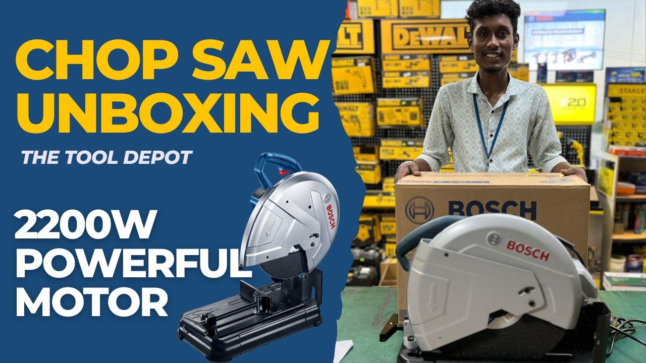 Unboxing & Review of Chop Saw by the tool depot