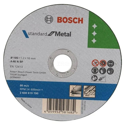 Bosch (2608619700) 105mm x 1.2mm Green Metal Cutting Wheel Pack of 50