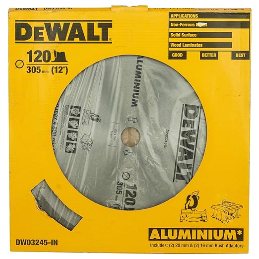 DeWalt (DW03245-IN) Saw Blade 12Inch 120T for Aluminum