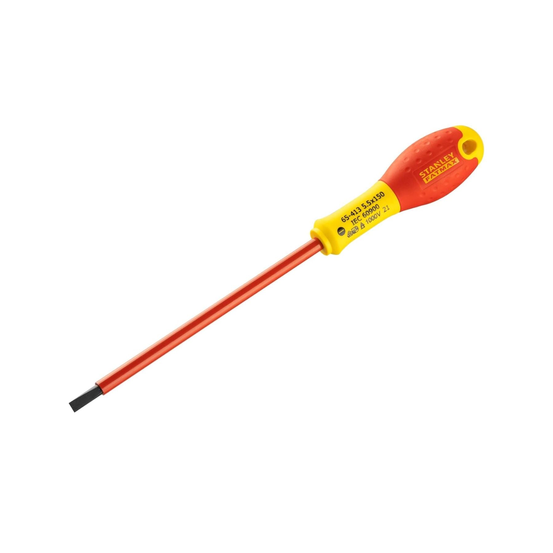 Stanley 0-65-413 VDE Screwdriver , Red/Yellow