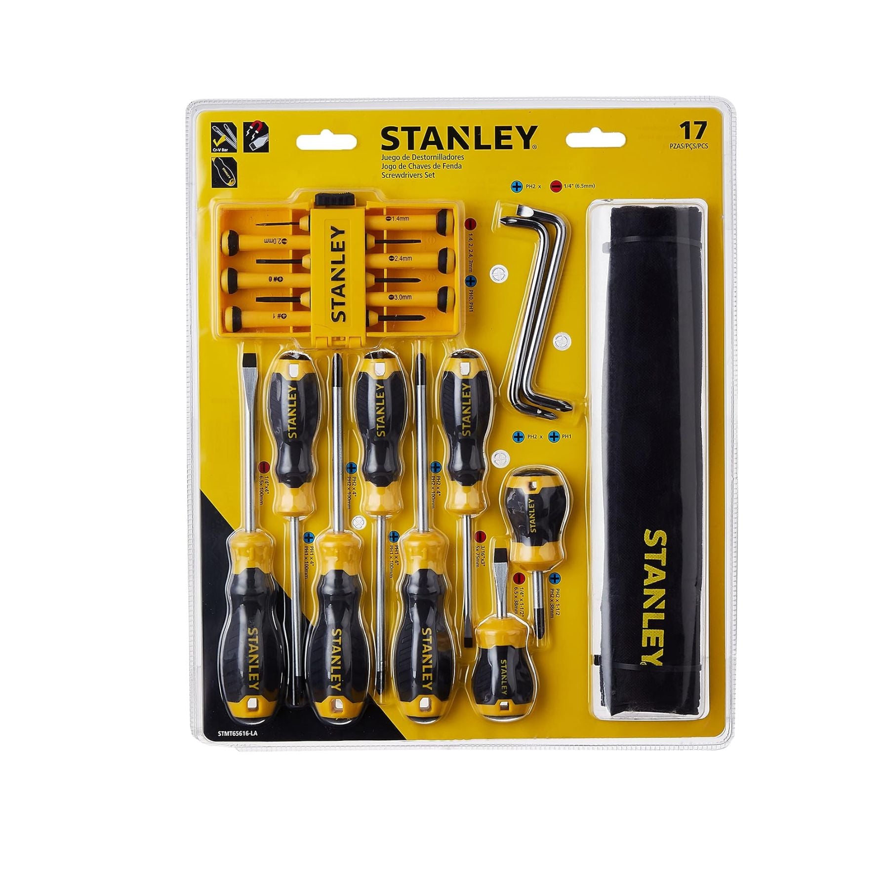 Stanley (STMT65616-LA) 17PC SCREWDRIVER SET