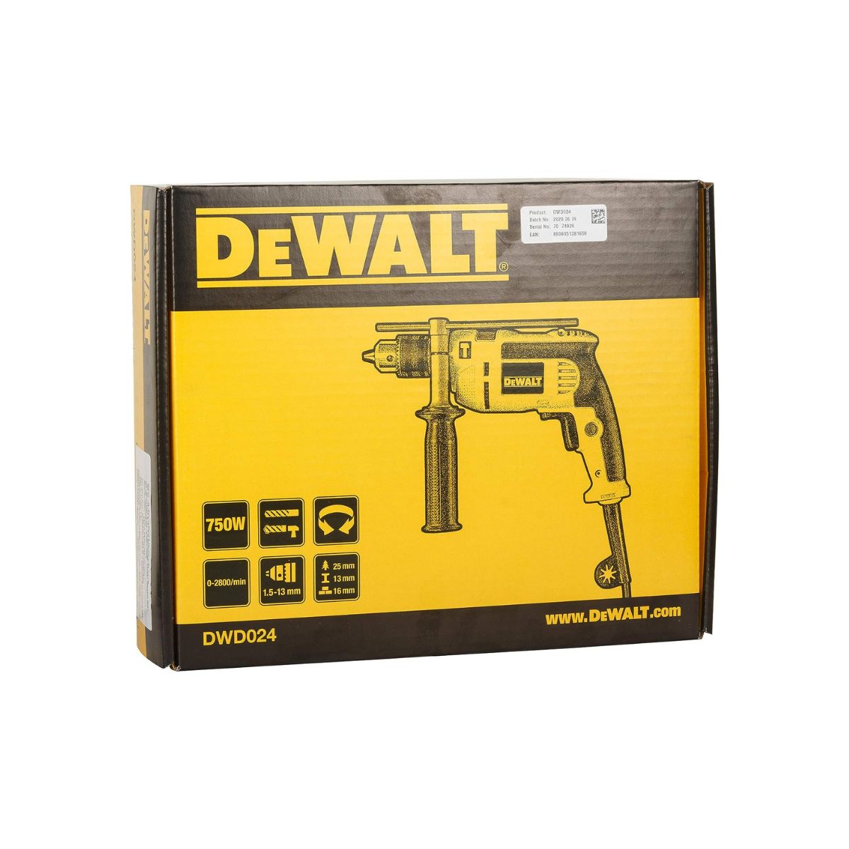 DeWalt (DWD024-IN) 13mm Impact Drill 750W