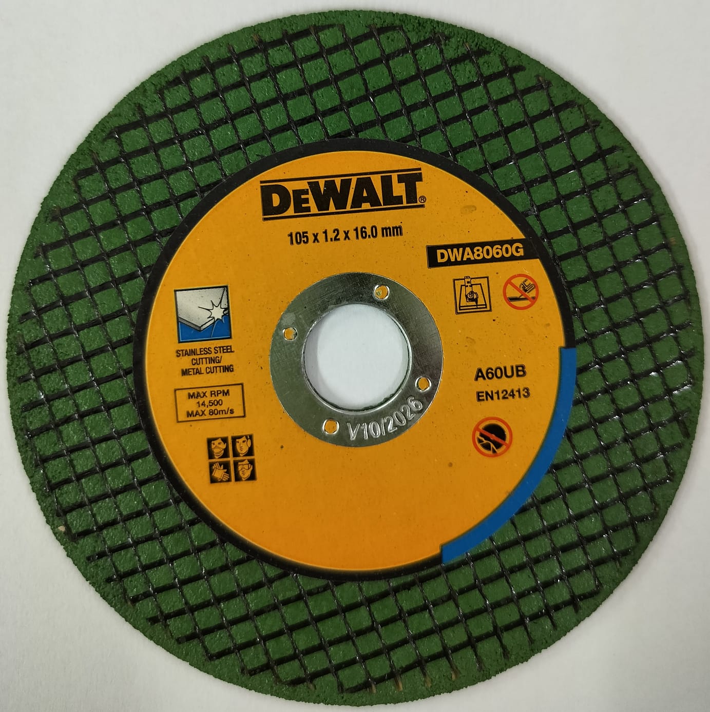 DEWALT DWA8060G 4 inch Cut Off Wheel - Pack of 50 Pcs