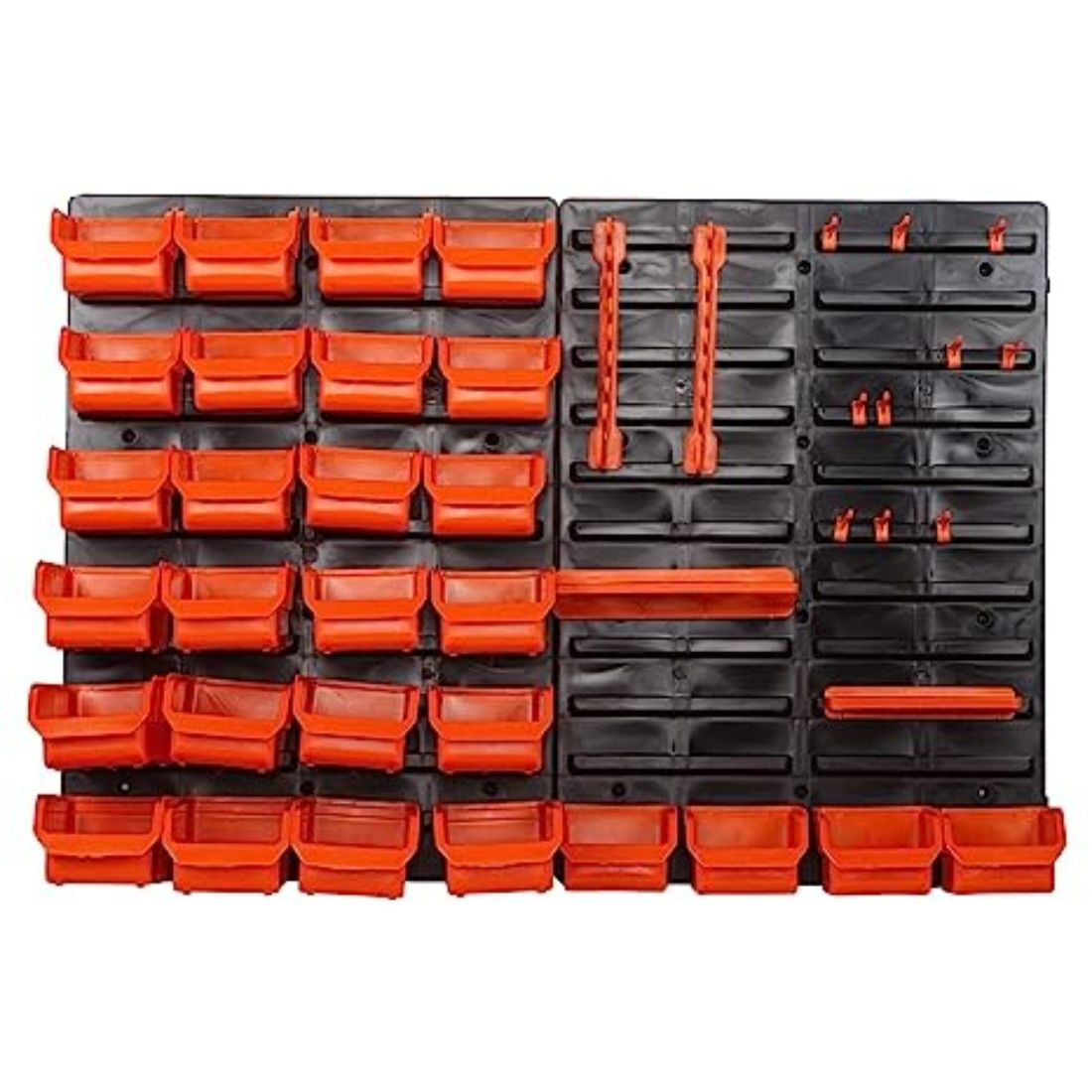 BLACK+DECKER BDST73832-8 Wall Panel Set with Bins, Racks and Holders (43-Pieces)