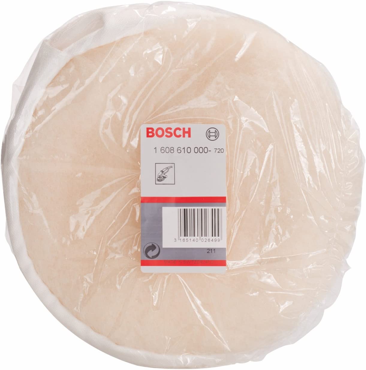 Bosch 1608610000 Polishing Lambswool Bonnett