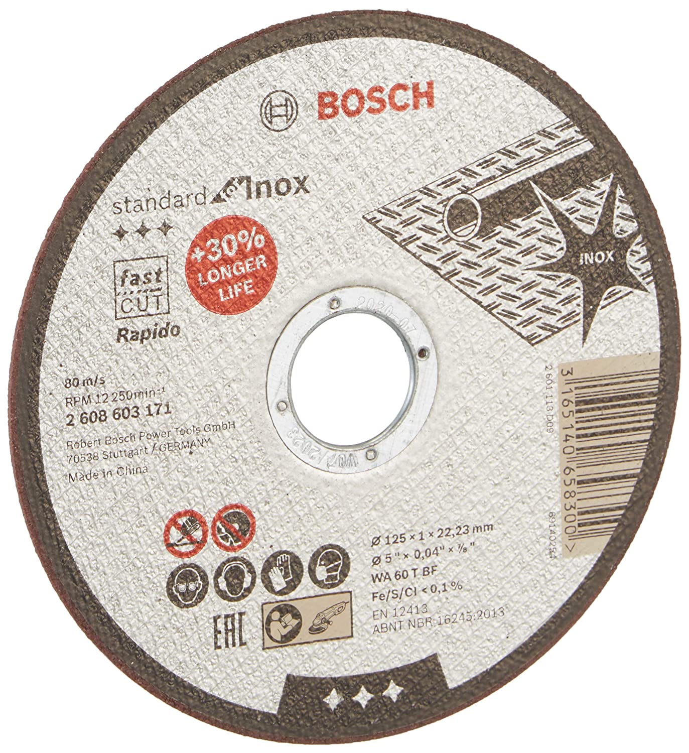 Bosch 2608603171 Std. for Inox Cutting Disc
