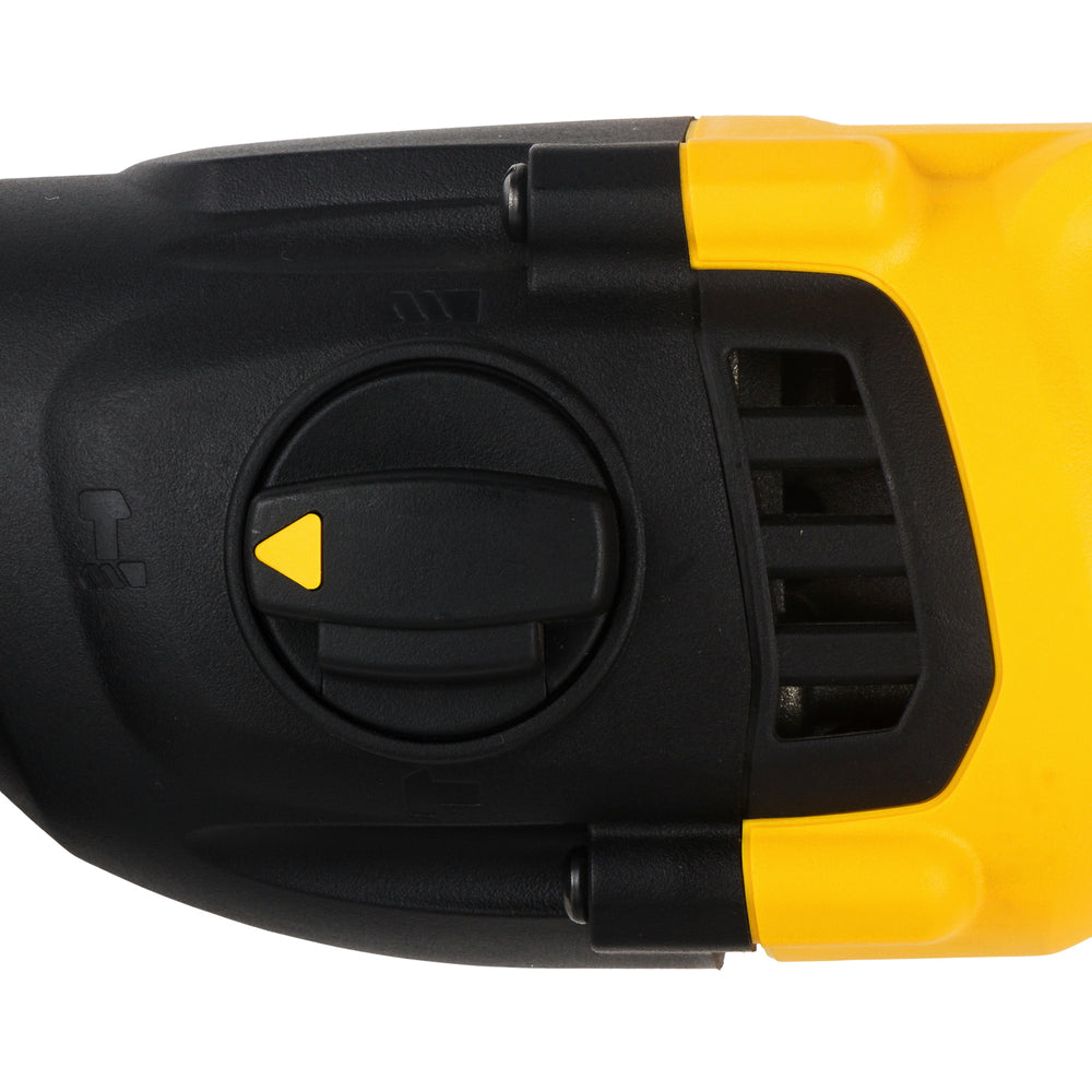 Dewalt D25033K hammer drill has 3 modes of variable switch which can be used for hammering, drilling, and Cheisiling purpose